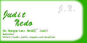 judit nedo business card